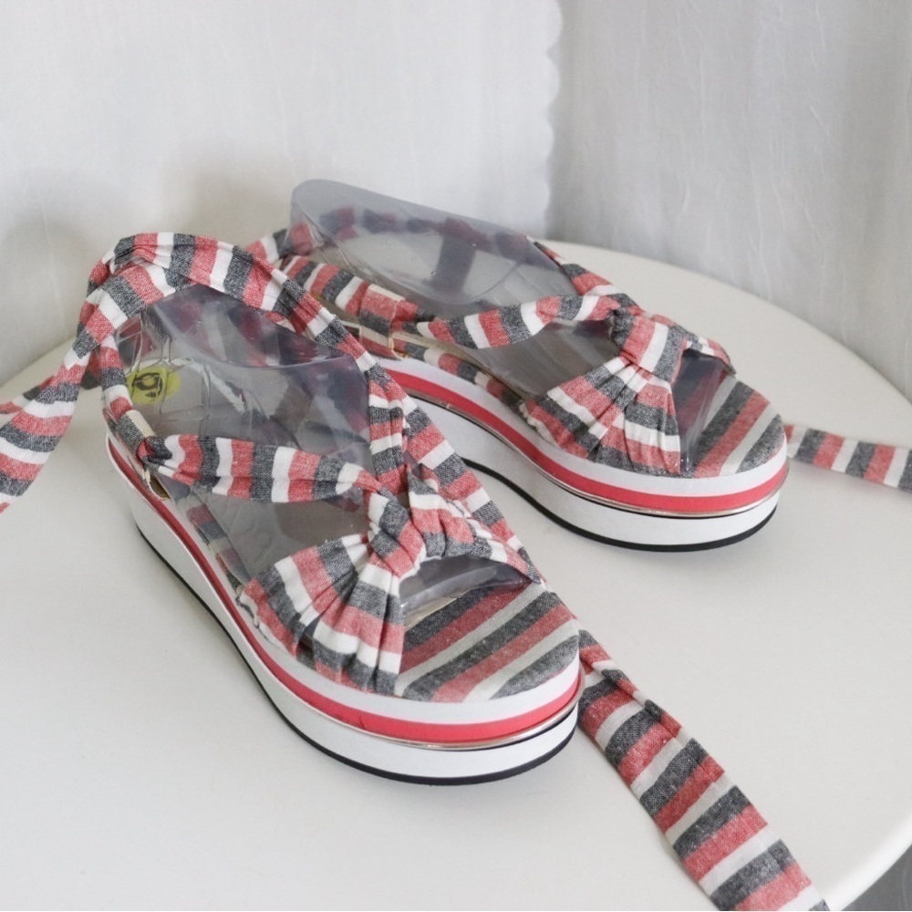 ZARA Lace up Platform Sandals - OFFERS WELCOME